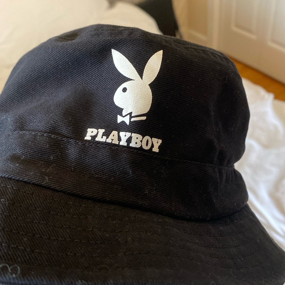 Black Playboy Bucket Hat